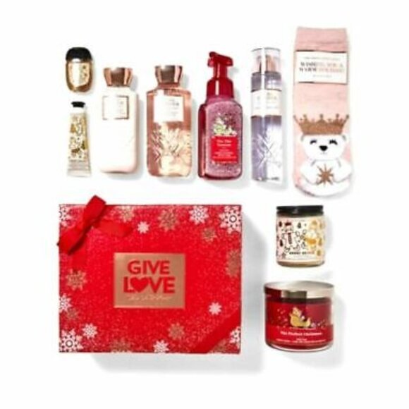 💥🔥BBW BATH & BODY WORKS GIVE LOVE GIFT BOX🔥💥